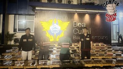 5,7 Juta Batang Rokok Ilegal Diamankan di Tol Bakter