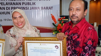 BPN Kota Depok Terima Penghargaan Tertinggi dari Ombudsman RI