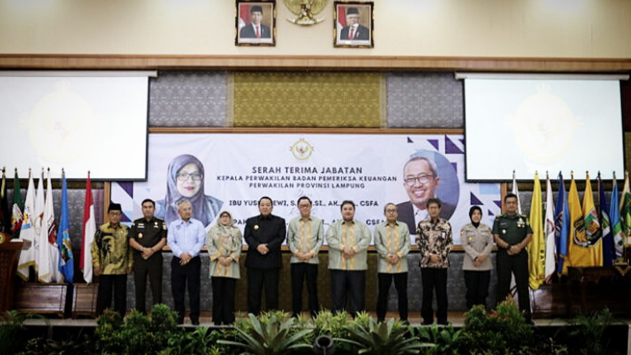 Masmudi Resmi Jabat Kepala BPK Perwakilan Lampung
