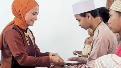 BPN Kota Depok berikan santunan lewat ikawati jelang ramadhan.