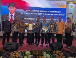 BPN Kota Depok Hadiri Peresmian Peluncuran Sertifikat Elektronik