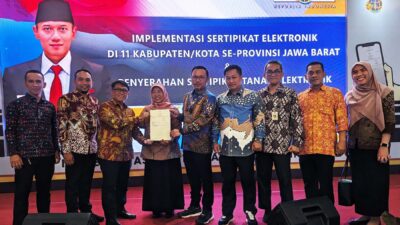 Hari Pertama Pelayanan Elektronik di BPN Kota Depok Berjalan Mulus_Kementerian ATR BPN