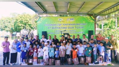 PT Mitratani Dua Tujuh Gelar Khitanan Massal