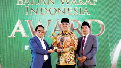 Kementerian Agraria dan Tata Ruang/Badan Pertanahan Nasional (ATR/BPN) mendapatkan penghargaan dalam acara Badan Wakaf Indonesia (BWI) Awards kategori Pendukung Percepatan Sertifikasi Tanah Wakaf oleh BWI.
