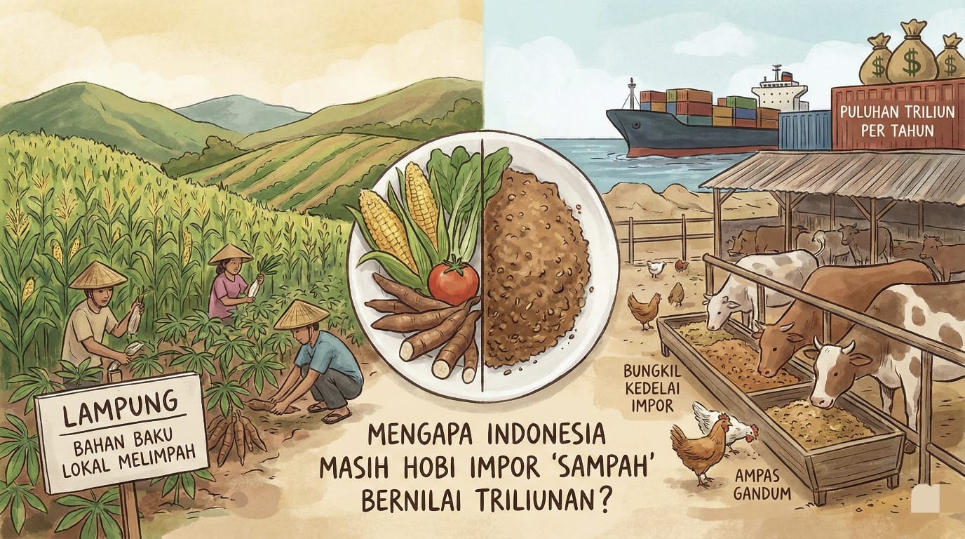 Ironi Piring Kita: Mengapa Indonesia Masih Hobi Impor "Sampah" Bernilai Triliunan?