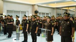 Resmi, Kajati Lampung Lantik Asintel, Aspidsus, dan Kajari Pringsewu Baru