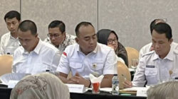 Rapat Koordinasi Pemantauan dan Evaluasi Pengadaan Tanah PSN Jalan Tol di Sumatera Selatan yang digelar di Palembang, Selasa 13 Januari 2026.