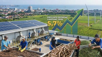 Proyeksi Ekonomi Lampung 2026: 5-5,7 Persen Naik Lagi! Dari Pertanian hingga Industri Hijau, Ini Driver Utamanya