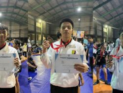Bukan Kaleng-kaleng, Pegulat Remaja Lampung Juara di Pasir dan Matras