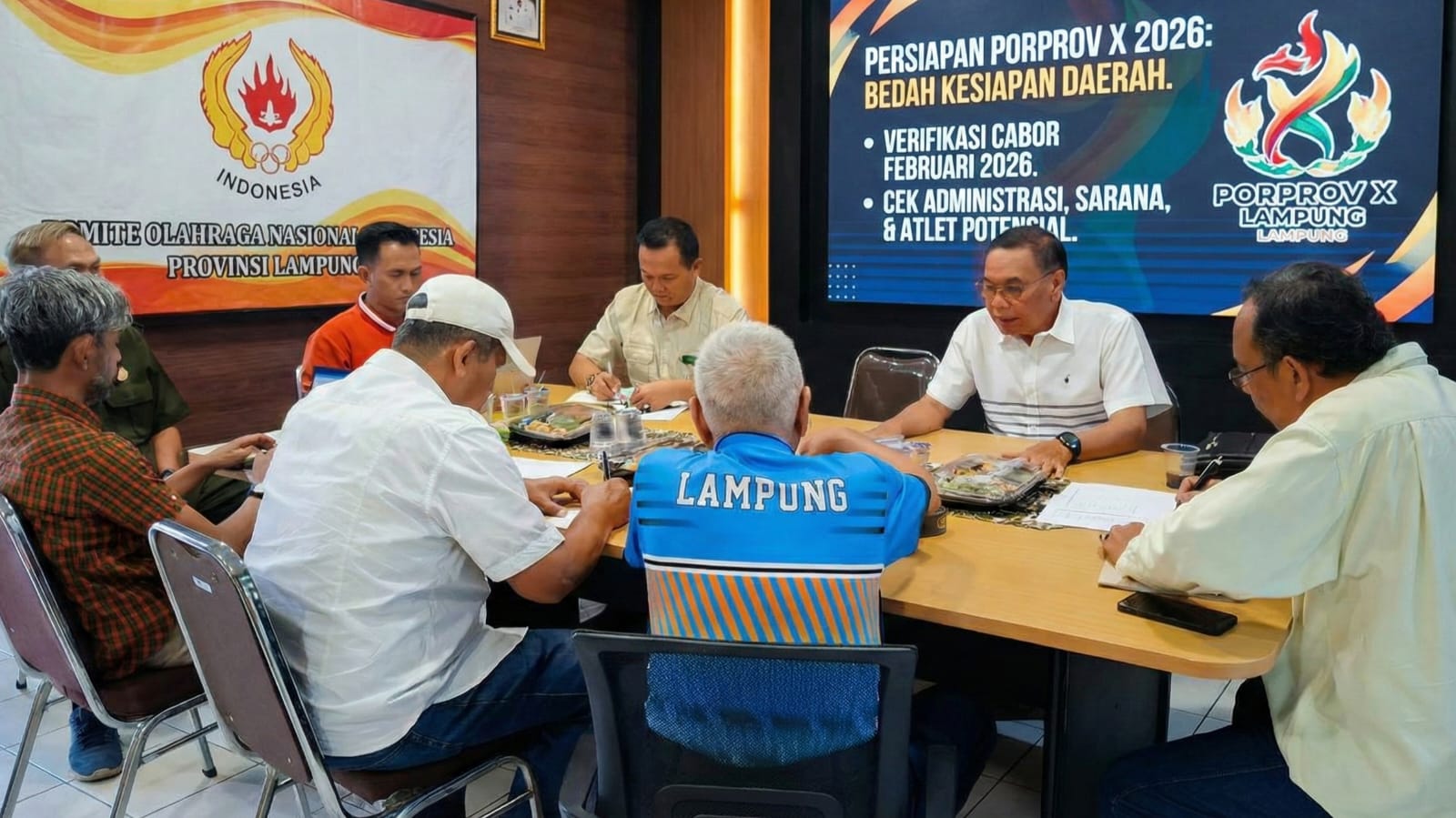 Bedah Kesiapan Porprov X 2026, KONI Lampung Sisir Administrasi hingga Fisik Venue