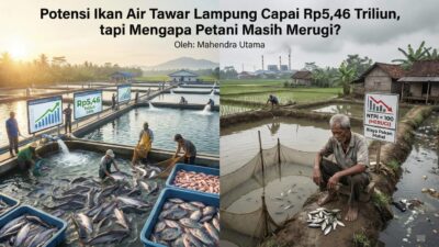 Potensi Ikan Air Tawar Lampung Capai Rp5,46 Triliun, tapi Mengapa Petani Masih Merugi?