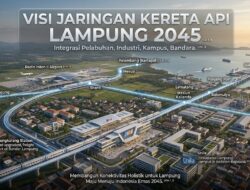 Visi Jaringan Kereta Api Lampung 2045: Integrasi Pelabuhan, Industri, Kampus, dan Bandara