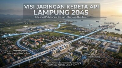 Visi Jaringan Kereta Api Lampung 2045: Integrasi Pelabuhan, Industri, Kampus, dan Bandara
