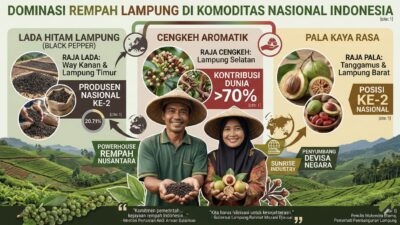 Dominasi Rempah Lampung di Komoditas Nasional Indonesia