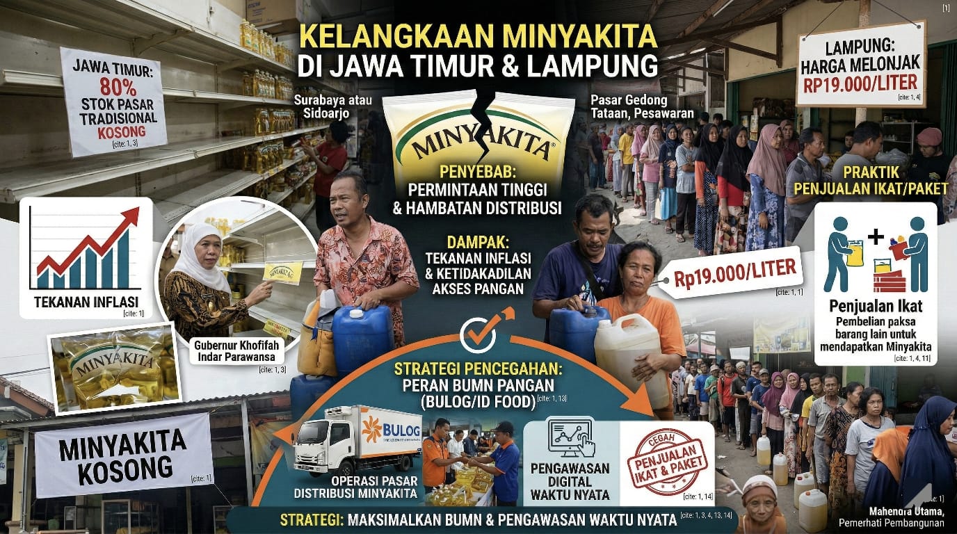 Kelangkaan Minyakita di Jawa Timur dan Lampung: Penyebab, Dampak, serta Strategi Pencegahan untuk Stabilitas Pangan Regional