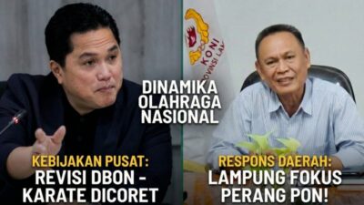 Karate Terdepak dari DBON, KONI Lampung Tak Goyah: Kita Fokus Perang di 2 PON