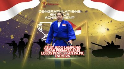 Tembus Perwira TNI! Pejudo Indah Permata Sari Bikin Bangga Lampung