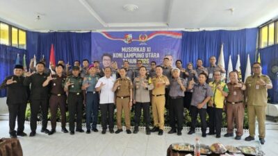 Ansyori Sabak Ketua Baru, Wabup Minta KONI Lampung Utara Kreatif Cari Dana
