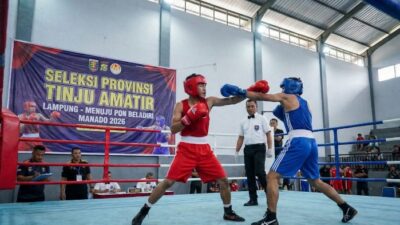Demi Prestasi Lampung, Seleksi Petinju PON Beladiri Manado Digelar Tanpa Kompromi
