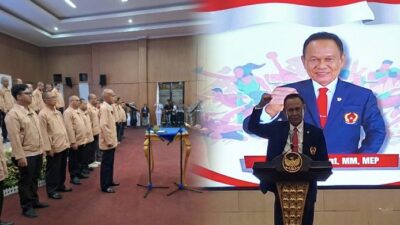 Lantik KONI Lampung Utara, Taufik Hidayat Targetkan Papan Atas Porprov 2026