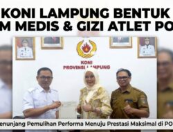 Persiapan PON, KONI Lampung Bentuk Tim Medis dan Gizi Atlet