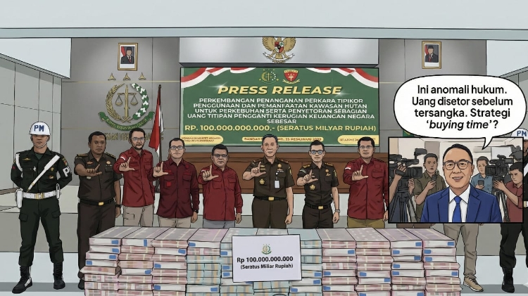 Uang Titipan Rp100 Miliar dan Teka-teki Korupsi Hutan Waykanan