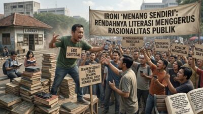 Ironi "Menang Sendiri": Ketika Rendahnya Literasi Menggerus Rasionalitas Publik