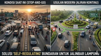 Bundaran: Solusi “Self-Regulating” untuk Mengurai Simpul Lintas Barat Lampung?