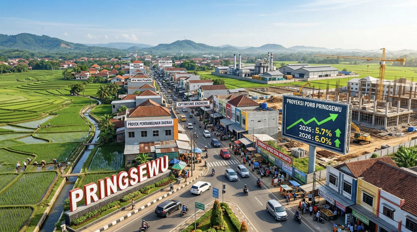 Proyeksi PDRB Pringsewu 2025-2026: Strategi Ekonomi dan Optimisme di Bawah Kepemimpinan Baru