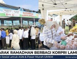 Semarak Ramadan Berbagi: Korpri Lampung Padukan Bantuan Sosial dan Pemberdayaan UMKM