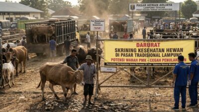 Darurat Kesehatan Hewan di Pasar Tradisional Lampung