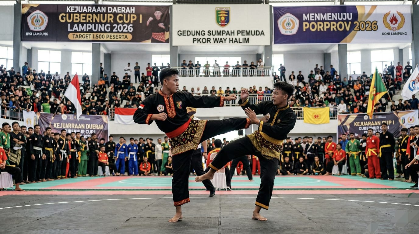 Siap-siap! 1.500 Pendekar Bakal Serbu Gubernur Cup Lampung