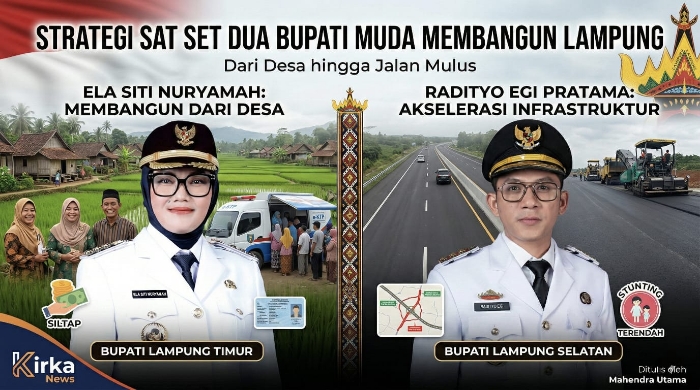 Strategi Sat Set Dua Bupati Muda Membangun Lampung: Dari Desa hingga Jalan Mulus