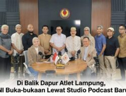 Di Balik Dapur Atlet Lampung, KONI Buka-bukaan Lewat Studio Podcast Baru