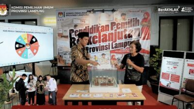 Kolaborasi KPU-Disperindag Lampung: Belanja Murah Sambil Belajar Pemilu