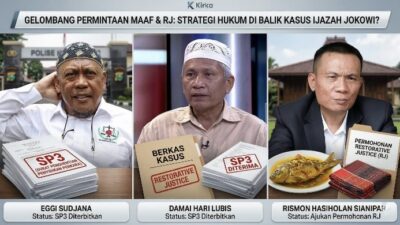 Gelombang Permintaan Maaf dan RJ di Kasus Ijazah Jokowi: Strategi Hukum di Balik Pertobatan?