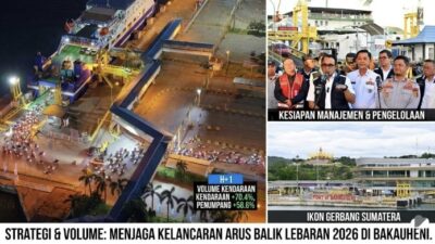 Arus Balik Bakauheni Naik Drastis, Ratusan Ribu Pemudik Kembali ke Jawa