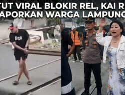 Buntut Video Viral, KAI Resmi Laporkan Pemblokir Rel di Lampung