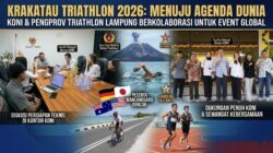 Krakatau Triathlon 2026: KONI Lampung Dorong Kehadiran Selebritas dan Atlet Asing