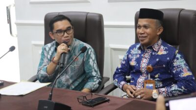 Kantor Pertanahan Kota Palangka Raya mempercepat penyelesaian sertifikasi tanah wakaf melalui penandatanganan Perjanjian Kerja Sama dengan Kantor Kementerian Agama Kota Palangka Raya, Kamis 5 Maret 2026.