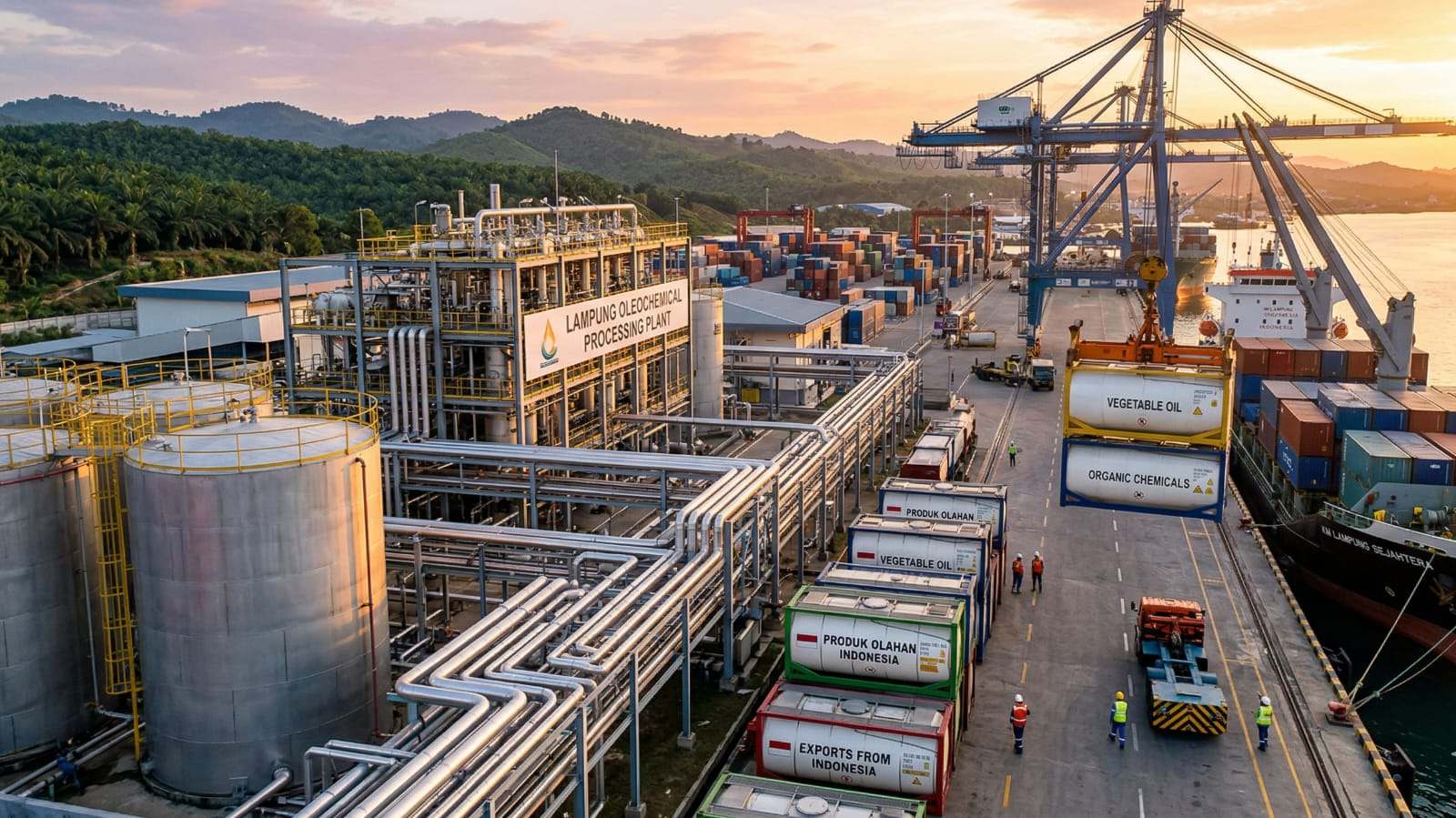 Gak Melulu Barang Mentah, Produk Olahan Pabrik Kini Jadi Jagoan Ekspor Lampung