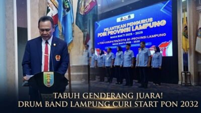 Tabuh Genderang Juara, Drum Band Lampung Curi Start Menuju PON 2032