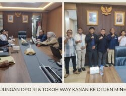 Izin Tambang Emas Waykanan Mandek, DPD RI Soroti Kelambanan Pemprov Lampung