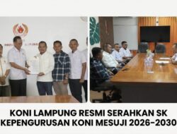 Bukan Sekadar SK, KONI Lampung Tagih Prestasi Nyata dari Mesuji