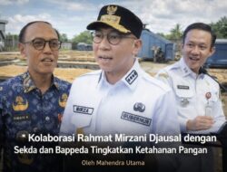 Rahmat Mirzani Djausal dengan Sekda dan Bappeda Tingkatkan Ketahanan Pangan Lampung