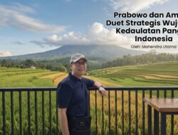 Prabowo dan Amran: Duet Strategis Wujudkan Kedaulatan Pangan Indonesia