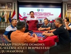 Bukan Sekadar Banting Kartu, Atlet Domino Lampung Incar Tiket Nasional