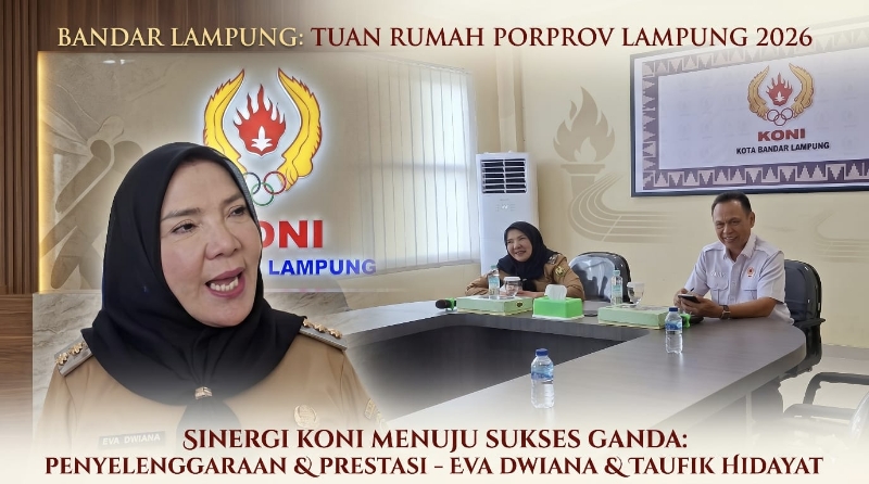 Resmi Jadi Tuan Rumah, Bandarlampung Siapkan 32 Cabor untuk Porprov 2026