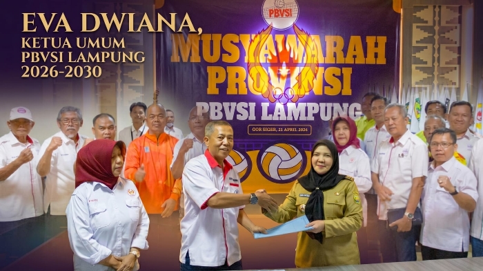 Nakhodai PBVSI Lampung, Eva Dwiana Ditarget Cetak Atlet Nasional