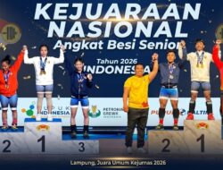 Datang Bertiga Pulang Bawa 6 Emas, Lampung Rajai Kejurnas Angkat Besi 2026